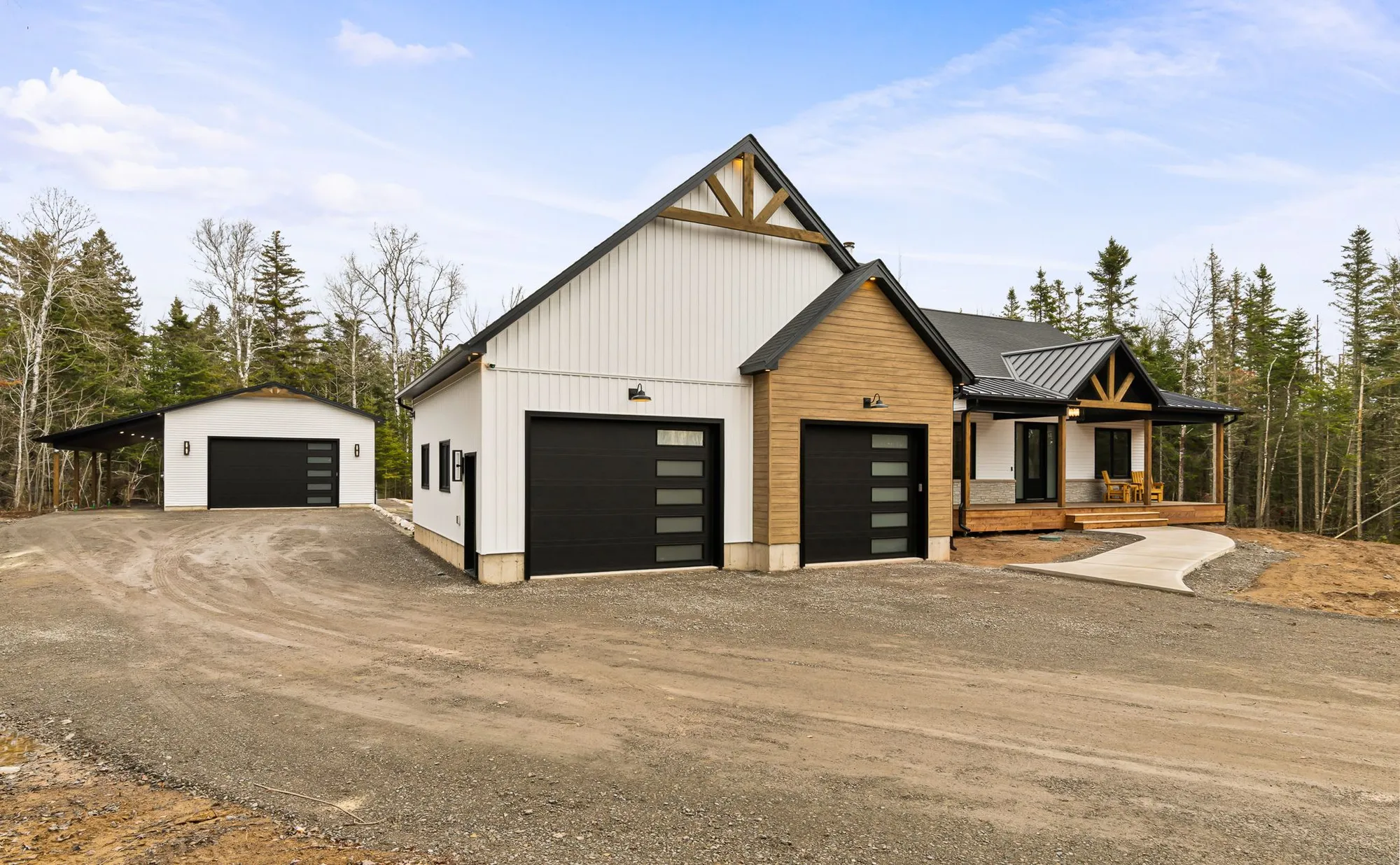 Cedar exterior finishes